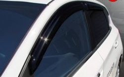1 549 р. Комплект дефлекторов окон (хетчбек) SkyLine  Nissan Tiida  1 хэтчбэк (2004-2007). Увеличить фотографию 1