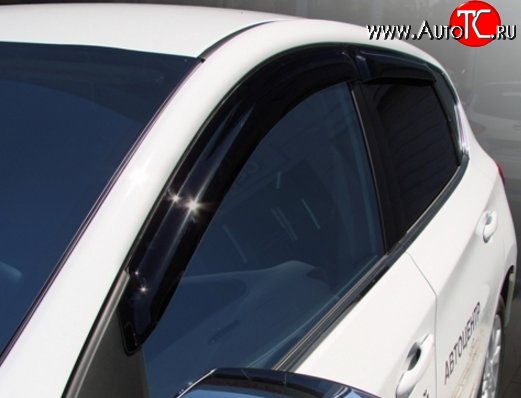 1 549 р. Комплект дефлекторов окон (хетчбек) SkyLine  Nissan Tiida  1 хэтчбэк (2004-2007)