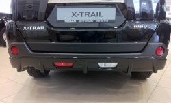 29 549 р. Накладка на задний бампер Impul  Nissan X-trail  2 T31 (2007-2011) (Неокрашенная). Увеличить фотографию 3