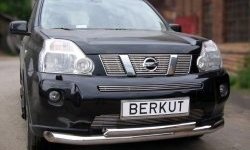 5 799 р. Декоративная вставка воздухозаборника Berkut Nissan X-trail 2 T31 дорестайлинг (2007-2011). Увеличить фотографию 1