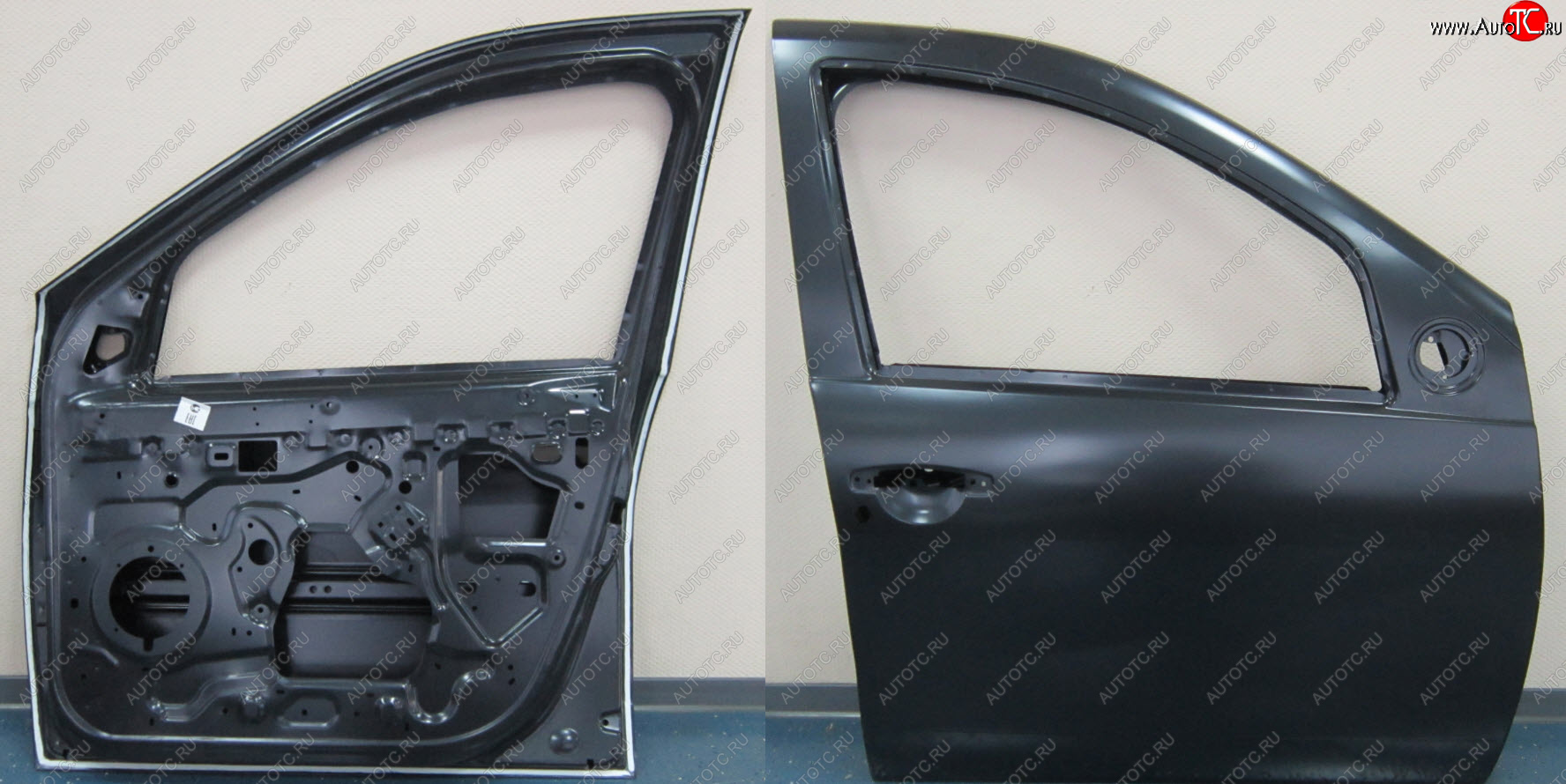 12 999 р. Правая дверь передняя BodyParts Renault Duster HS дорестайлинг (2010-2015) (Неокрашенная)
