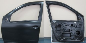 13 549 р. Левая дверь передняя BodyParts Renault Duster HS дорестайлинг (2010-2015) (Неокрашенная). Увеличить фотографию 1