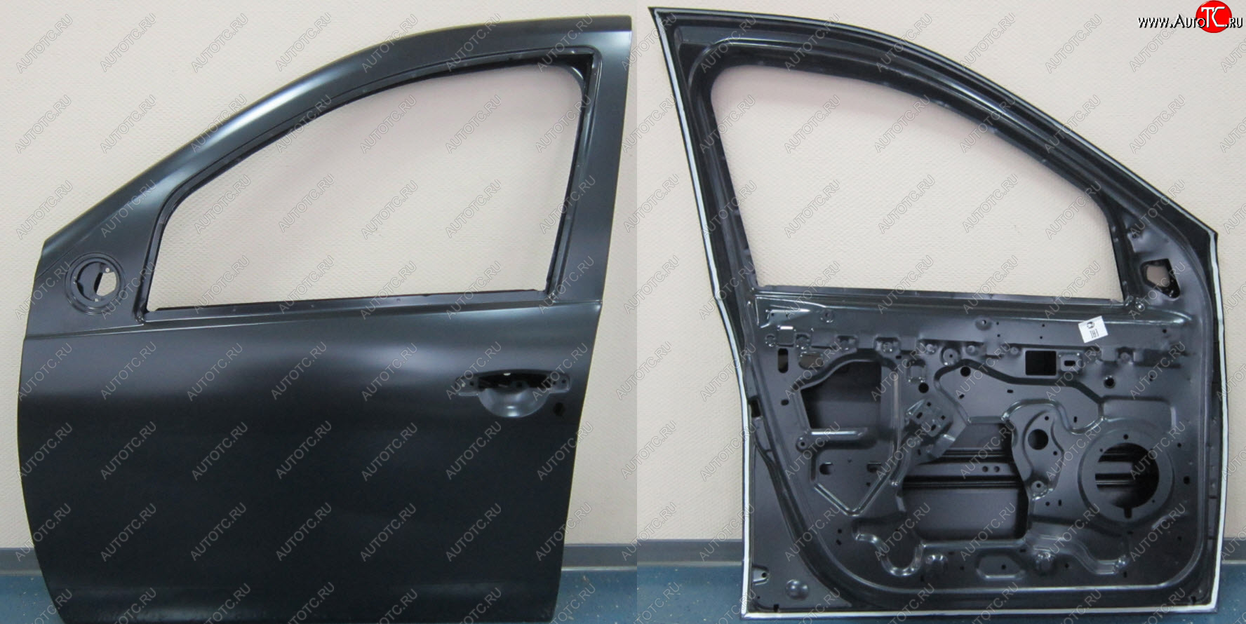 13 549 р. Левая дверь передняя BodyParts Renault Duster HS дорестайлинг (2010-2015) (Неокрашенная)