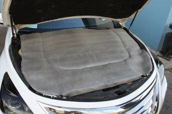 1 549 р. Автоодеяло (тяжелое, темно-серое) Автопилот ЛЮКС Mazda CX-5 KE дорестайлинг (2011-2014) (Размер М (ДхШ) см: 140х90;). Увеличить фотографию 2