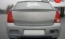 2 699 р. Козырёк на заднее лобовое стекло Street  Renault Logan  1 (2004-2010) (Неокрашенный). Увеличить фотографию 3
