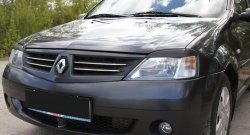 489 р. Реснички RA на фары  Renault Logan  1 (2004-2016) (Неокрашенные). Увеличить фотографию 1