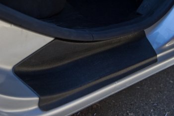 1 639 р. Комплект накладок в проем дверей Артформ (4 шт.)  Renault Logan  2 (2014-2018). Увеличить фотографию 3