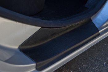 1 639 р. Комплект накладок в проем дверей Артформ (4 шт.)  Renault Logan  2 (2014-2018). Увеличить фотографию 1