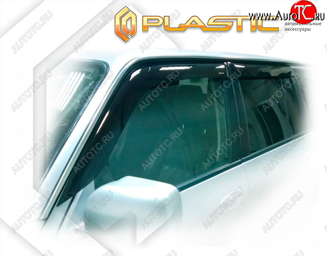 2 259 р. Ветровики дверей CA-Plastic  Nissan Patrol  5 (1997-2004) (Classic полупрозрачный, Без хром. молдинга)