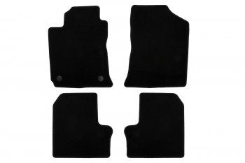 Комплект ковриков в салон (чёрные, текстиль) Klever Econom BYD F3 седан (2005-2014)