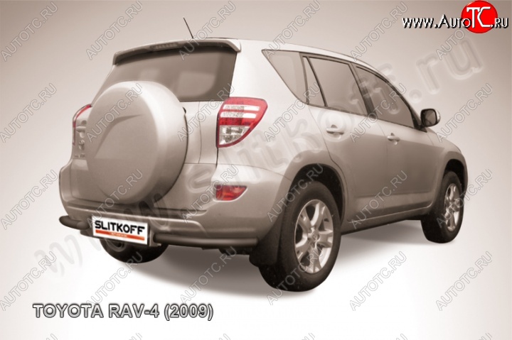 4 499 р. Уголки d57  Toyota RAV4  XA30 (2008-2010) (Цвет: серебристый)