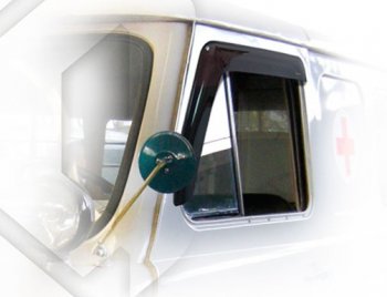 Дефлектора окон CA-Plastic Уаз Буханка 452 3741 цельнометаллический фургон (1965-2024)  (Classic полупрозрачный)