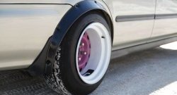 4 299 р. Универсальные фендера на колёсные арки RA (вынос 50 мм, комплект) Mazda 3/Axela BK дорестайлинг седан (2003-2006) (Поверхность глянец (под окраску)). Увеличить фотографию 2