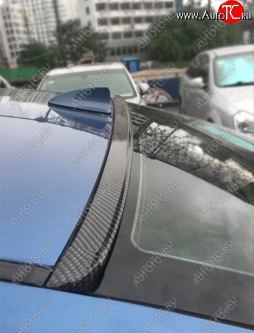 1 779 р. Универсальный козырёк на заднее стекло SAMURAI Datsun mi-DO (2014-2024) (цвет: чёрный)
