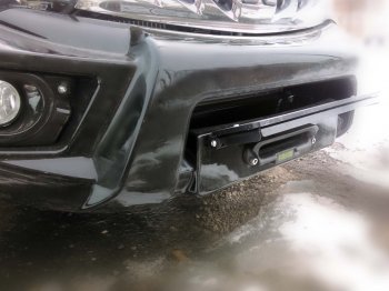 2 499 р. Кронштейн номерного знака переднего бампера АВС-Дизайн (для лебедок) Chevrolet Trailblazer GM800 дорестайлинг (2012-2016). Увеличить фотографию 3