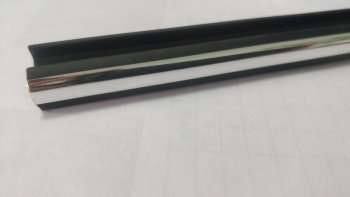 104 р. Универсальный уплотнитель FlexLine (8 mm U-LIP 2 лепестка, хромированная полоса, 1 погонный метр) KIA Optima 3 TF дорестайлинг седан (2010-2013). Увеличить фотографию 3