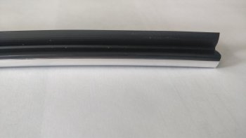 104 р. Универсальный уплотнитель FlexLine (жесткий 8 mm U-LIP, хромированная полоса, 1 погонный метр) KIA Sportage 4 QL дорестайлинг (2016-2018). Увеличить фотографию 3