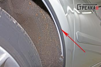 1 949 р. Универсальный антискол колесных арок (134-139 см) Стрелка11 BMW 5 серия F10 седан дорестайлинг (2009-2013) (2 штуки). Увеличить фотографию 7
