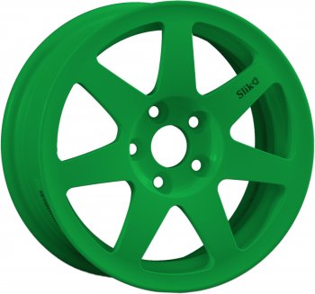 13 499 р. Кованый диск Slik Classik 6x14 (Зеленый) Уаз 315195 Хантер (2003-2024) 5x108.0xDIA108.0xET20.0 (Цвет: Зеленый). Увеличить фотографию 1