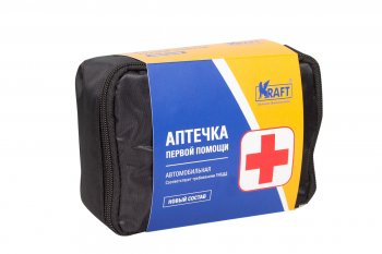 Аптечка первой помощи KRAFT (сумка) Уаз Патриот 3163 5-дв. 1-ый рестайлинг (2014-2016)