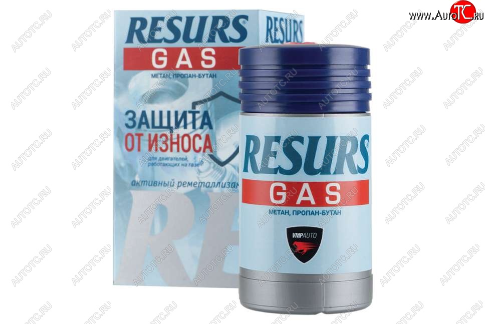 539 р. Присадка двигателя работающего на газу VMPAUTO RESURS GAS (Активный реметаллизант)  