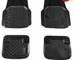 Комплект универсальных ковриков в салон Aileron 4 шт. (полиуретан). Audi A4 B9 дорестайлинг,седан (2016-2020)