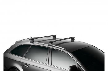 15 449 р. Поперечные дуги рейлингов THULE WingBar (длина дуг 127 см) Chevrolet Lacetti седан (2002-2013) (цвет: черный). Увеличить фотографию 5