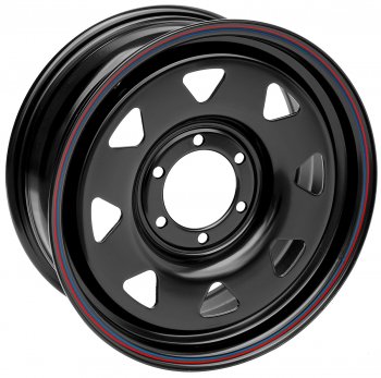 Штампованый диск OFF-ROAD Wheels (стальной усиленный, треугольник мелкий - черный). 7.0 x 17 Chevrolet Tahoe GMT900 5 дв. (2006-2013) 6x139.7xDIA110.0xET30.0