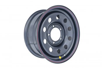 Штампованый диск OFF-ROAD Wheels (стальной усиленный, круг - черный). 7.0 x 16 Уаз Буханка 452 3741 цельнометаллический фургон (1965-2024) 5x139.7xDIA110.0xET25.0