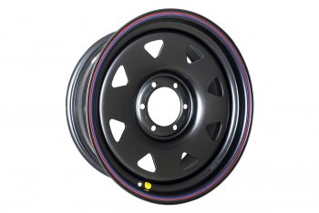 Штампованый диск OFF-ROAD Wheels (стальной усиленный, треугольник - черный). 8.0 x 18 Hyundai Terracan 1 HP дорестайлинг (2001-2004) 6x139.7xDIA110.0xET15.0