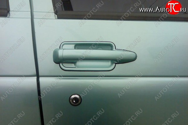 919 р. Евро-ручки дверей Тюн-Авто Лада 2112 хэтчбек (1999-2008) (Под сверление, окрашенные)