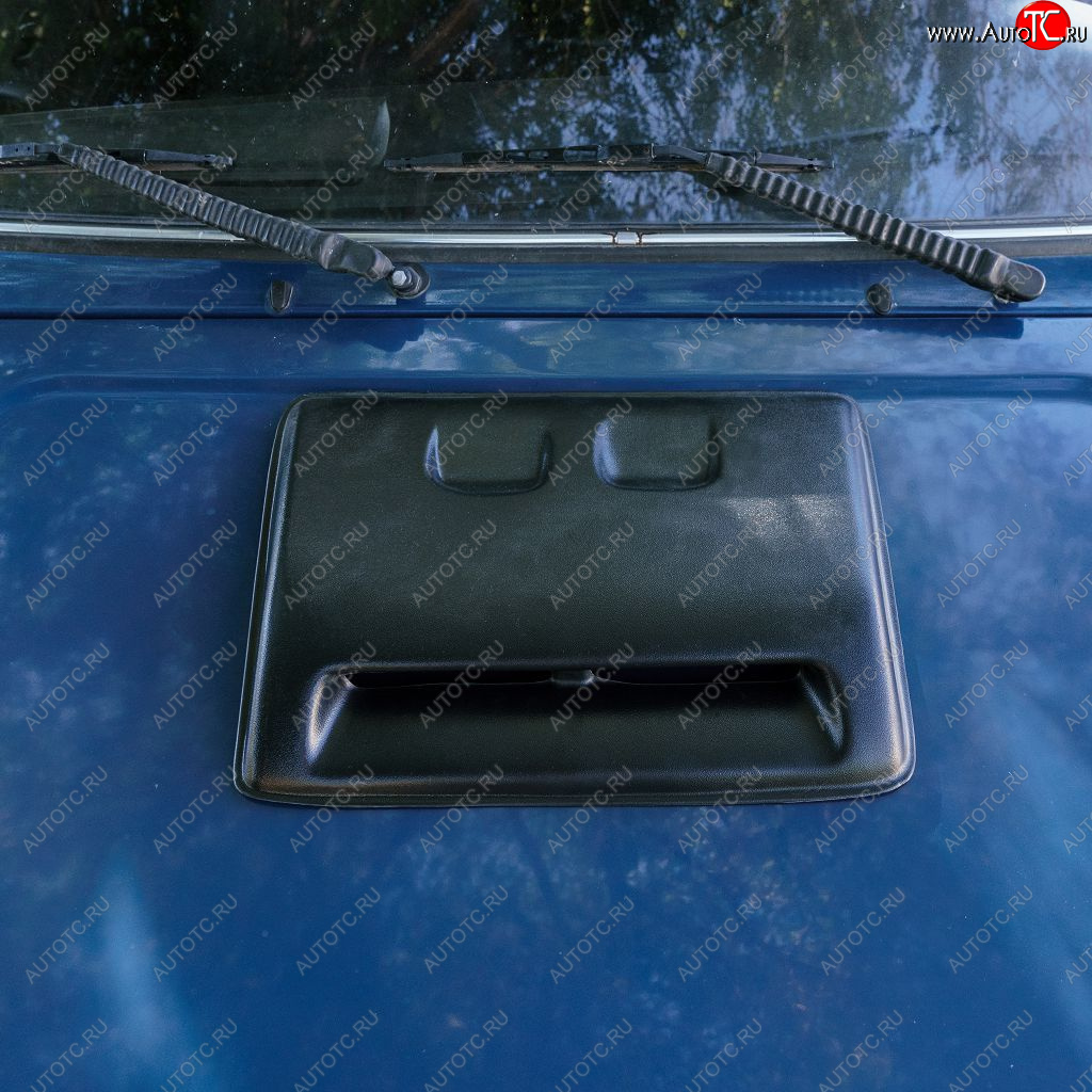 399 р. Воздухозаборник капота Autodemic (малый квадрат, 20х20х7 см.) Audi 80 B3 седан (1986-1991)