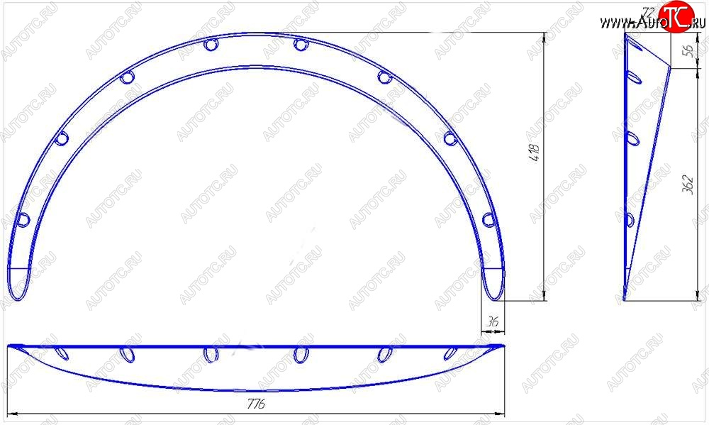 4 699 р. Универсальные накладки на колёсные арки RA (70 мм) Lifan Solano  дорестайлинг (2010-2015) (Глянец: 4 шт. (2 мм))
